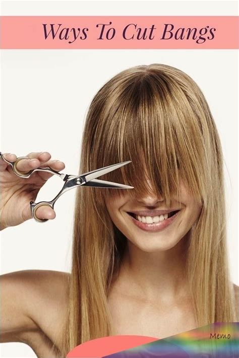 how to thin bangs out|trimming bangs with thinning shears.